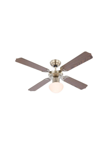 GLOBO 0309 - Таванен вентилатор CHAMPION 1xE27/60W/230V