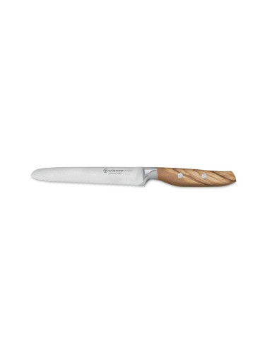 Wüsthof - Кухненски назъбен нож AMICI 14 cm маслиново дърво