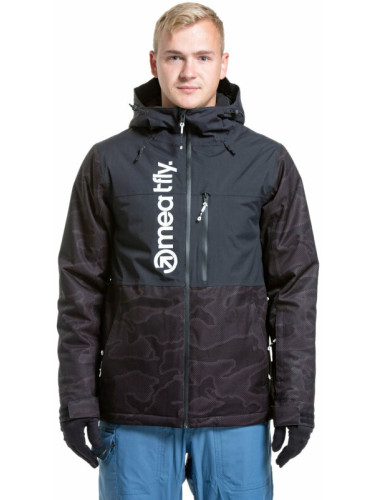 Meatfly Manifold Mens SNB and Ski Jacket Morph Black XL Ски яке