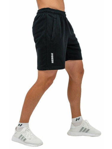 Nebbia Athletic Sweatshorts Maximum Black L Фитнес панталон