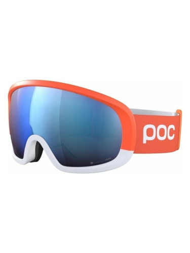 POC Fovea Race Zink Orange/Hydrogen White/Partly Sunny Blue Очила за ски