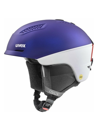 UVEX Ultra Mips Purple Bash/White Mat 51-55 cm Каска за ски