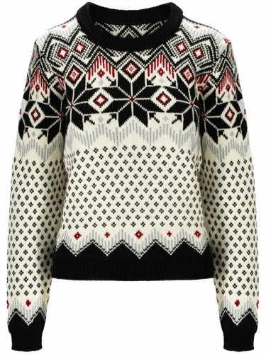 Dale of Norway Vilja Womens Knit Sweater Black/Off White/Red Rose S Скачач