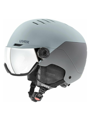 UVEX Wanted Visor Glacier/Rhino Mat 54-58 cm Каска за ски