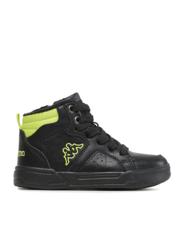 Зимни обувки Kappa 260826K Black/Lime 1133