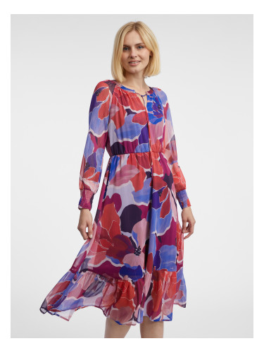 Orsay Red Ladies Floral Dress - Women's