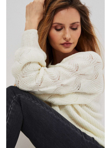 Oversize sweater - ecru