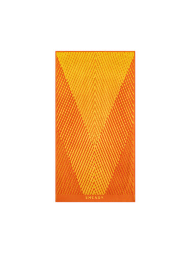Zwoltex Unisex's Sport Towel Energy AB Orange/Yellow