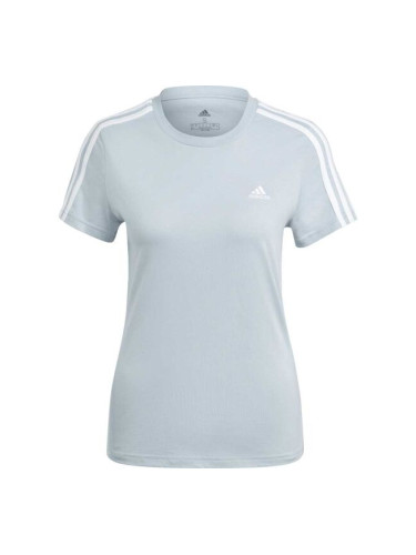 adidas W 3S TEE Дамска тениска, светлосиньо, размер