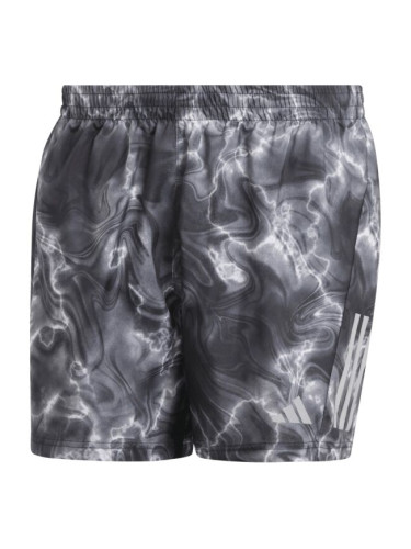 adidas OTR SHORT AOP Мъжки шорти за бягане, черно, размер XXL 7"