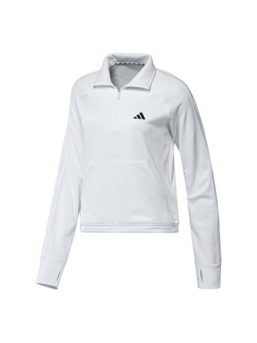 adidas GG 1/4 ZIP Дамски суитшърт, бяло, размер