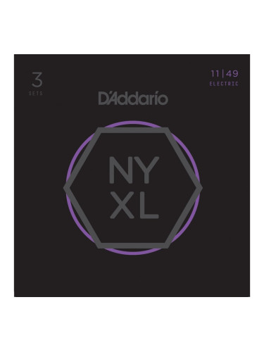 D'Addario NYXL1149-3P Струни за електрическа китара