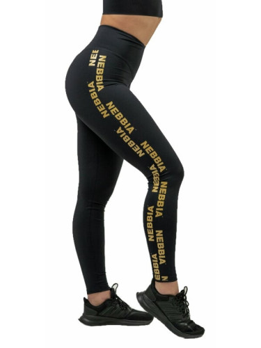 Nebbia Classic High Waist Leggings INTENSE Iconic Black/Gold S Фитнес панталон