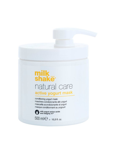 Milk Shake Natural Care Active Yogurt активна маска с кисело мляко За коса 500 мл.