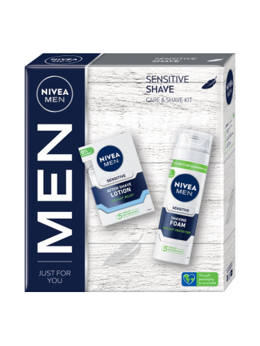 NIVEA MEN Sensitive подаръчен комплект (бръснене)