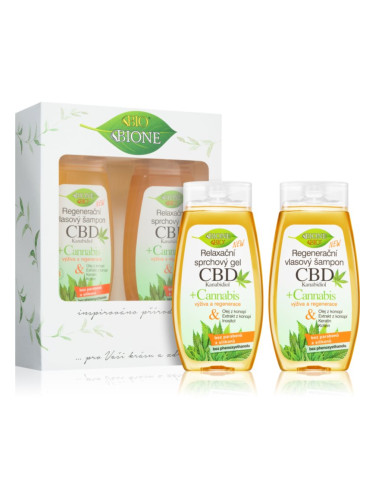 Bione Cosmetics Cannabis CBD подаръчен комплект (с конопено масло)