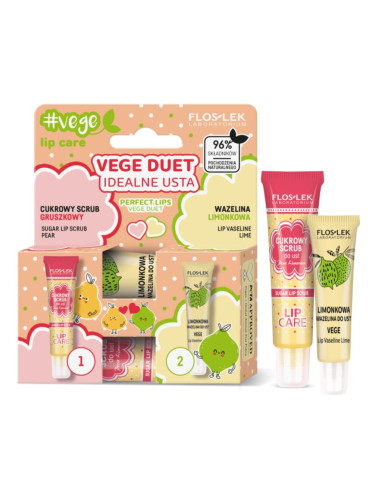 FlosLek Laboratorium Vege Lip Care Perfect Lips подаръчен комплект (за устни)