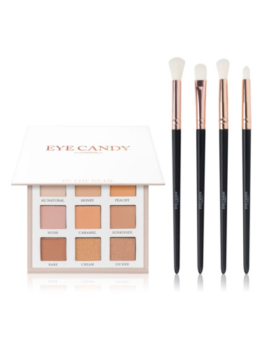 Eye Candy Enhancing Brush & Palette Set палитра сенки за очи с четка