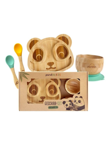 Pandoo Bamboo Tableware Set комплект за хранене (за деца )