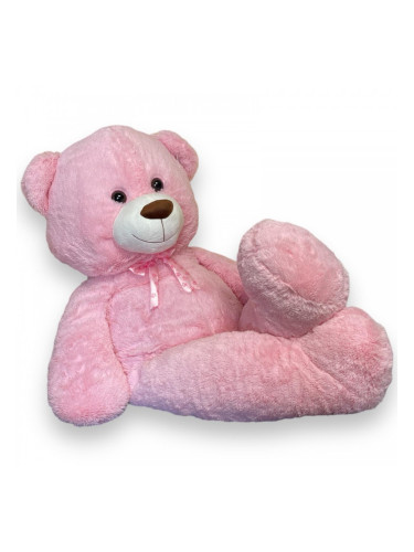 Плюшено мече с дълги крака Катя, розово, 150 см