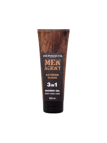 Dermacol Men Agent Extreme Clean 3in1 Душ гел за мъже 250 ml