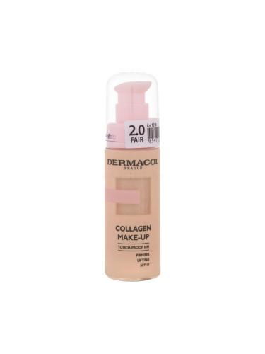 Dermacol Collagen Make-up SPF10 Фон дьо тен за жени 20 ml Нюанс Fair 2.0