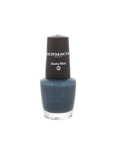 Dermacol Nail Polish Mini Autumn Limited Edition Лак за нокти за жени 5 ml Нюанс 05 Dusty Blue