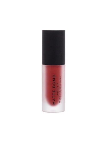 Makeup Revolution London Matte Bomb Червило за жени 4,6 ml Нюанс Lure Red