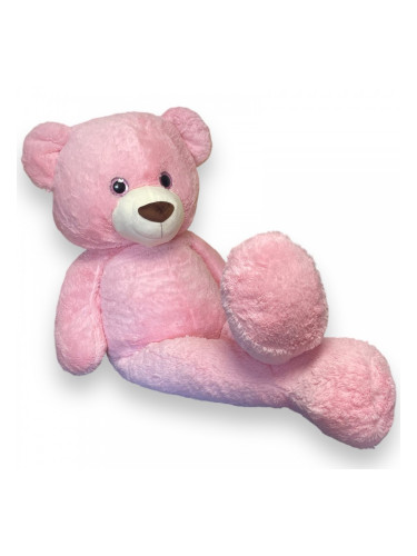 Плюшено мече с дълги крака Катя, розово, 200 см
