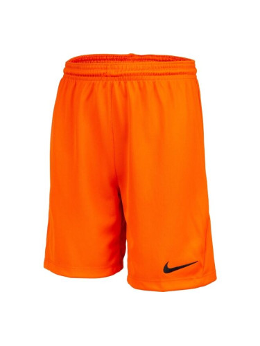 Nike DRI-FIT PARK 3 JR TQO Футболни къси панталони за момчета, оранжево, размер