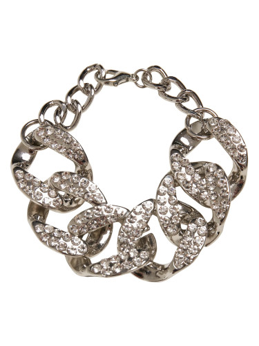Statement bracelet - silver color