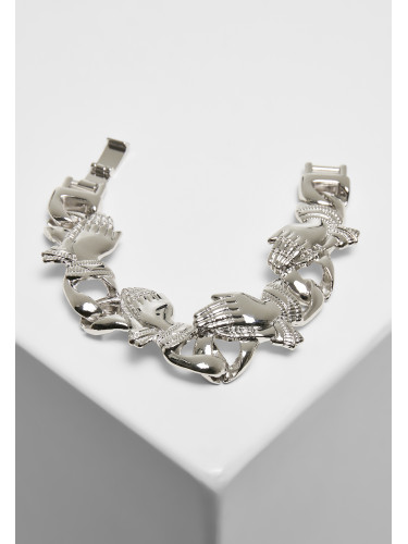 Pray Hands Bracelet - Silver Color