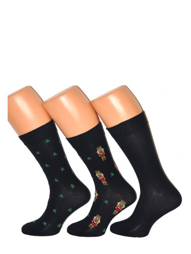 Cornette Premium A48 Christmas socks A'3 39-47 navy blue