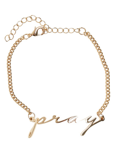 Pray bracelet - gold colors