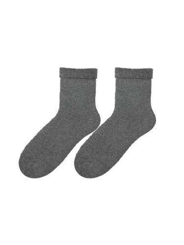 Bratex D-004 Women Terry Women's Socks Plain 36-41 grey melange 26