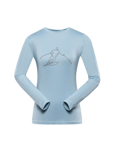 Women's quick-drying T-shirt ALPINE PRO LOUSA aquamarine variant pa