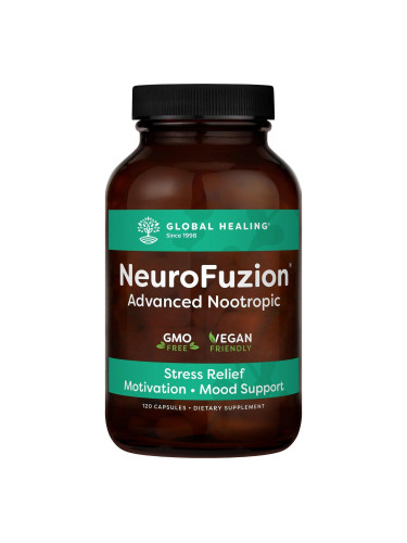 Подпомага мозъчната функция и психическата жизнеспособност Neurofuzion, 120 таблетки на Global Healing