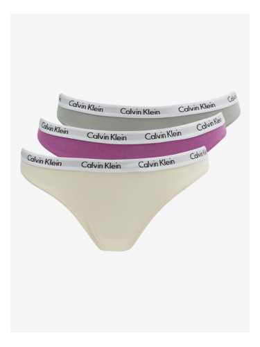 Calvin Klein Underwear	 Бикини 3 броя Rozov