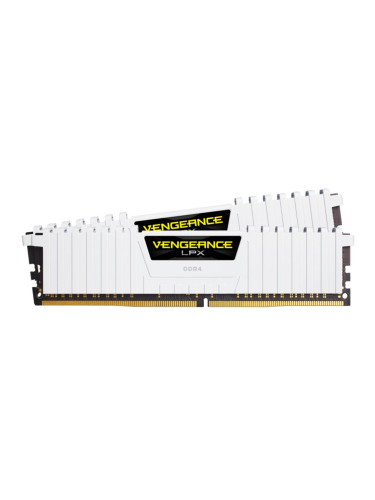 Памет Corsair Vengeance LPX White 16GB(2x8GB) DDR4 PC4-25600 3200MHz CL16 CMK16GX4M2B3200C16W