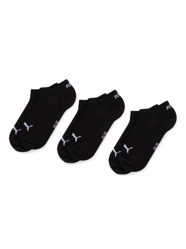 Комплект 3 чифта къси чорапи унисекс Puma 261080001 Черен