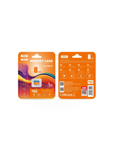 Карта памет Micro SD 8GB, (Class 10), XO