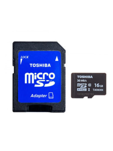 Карта памет Micro SD 16GB, (Class 10) + adapter