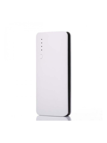 Външна батерия Power Bank bSmart 20000 mAh с 3 USB изхода, Бяла с черно