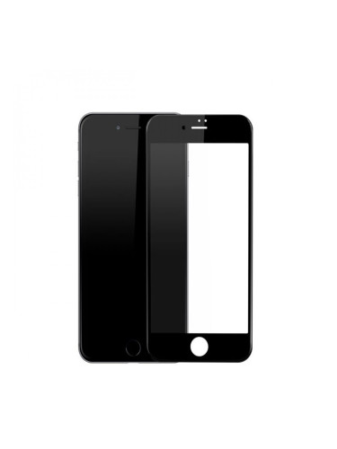 Стъклен протектор за дисплей MBX 5D Full с цяло лепило, За iPhone 6/6s, Черен