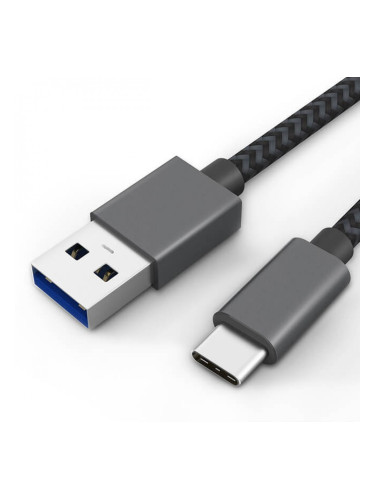 Кабел USB MBX метален плетен в кутия 1.5м, USB-Type C
