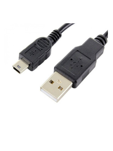 Кабел USB - Mini USB, MBX 1м, Черен