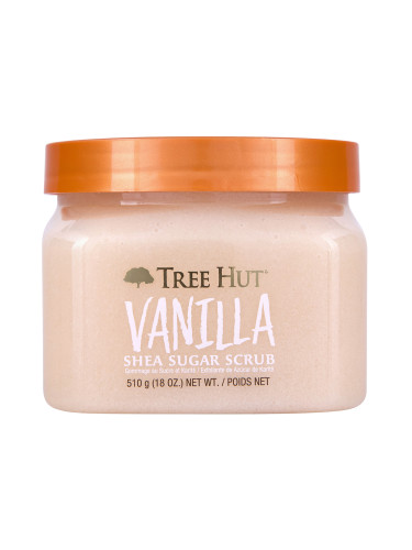 TREE HUT Vanilla Shea Sugar Scrub Ексфолиант за тяло дамски 510gr