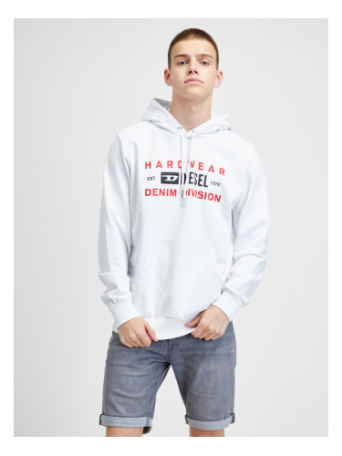 Diesel Girk Sweatshirt Byal