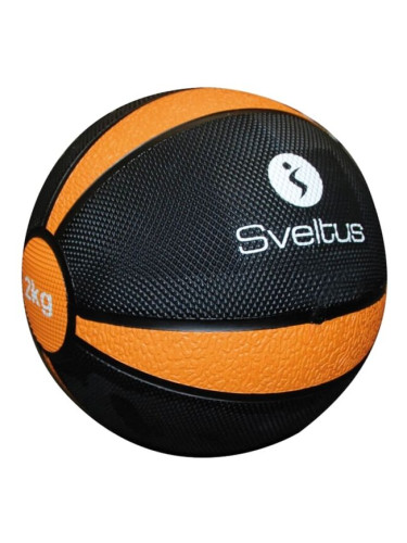 SVELTUS MEDICINE BALL 2 KG Медицинска топка, черно, размер