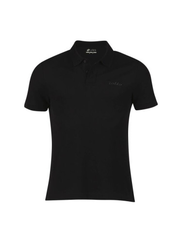Lotto POLO CAPRI III Мъжка  тениска с яка, черно, размер XXL